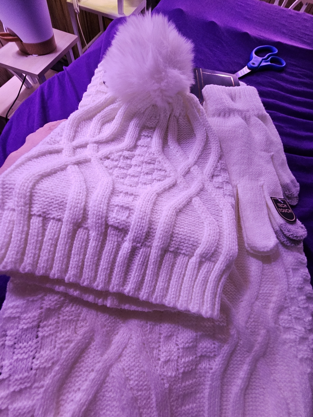 Charlotte Daniel Scarf, Hat, and Gloves NWT Retail $20